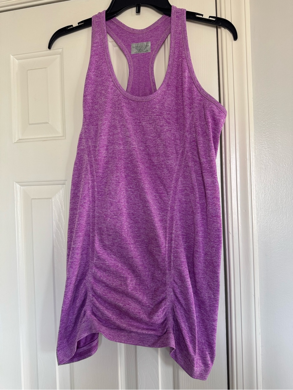 Athleta Heathered Lilac Racerback Tank XL